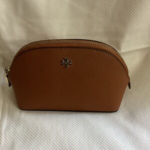 Tory Burch Tan Cosmetic Pouch